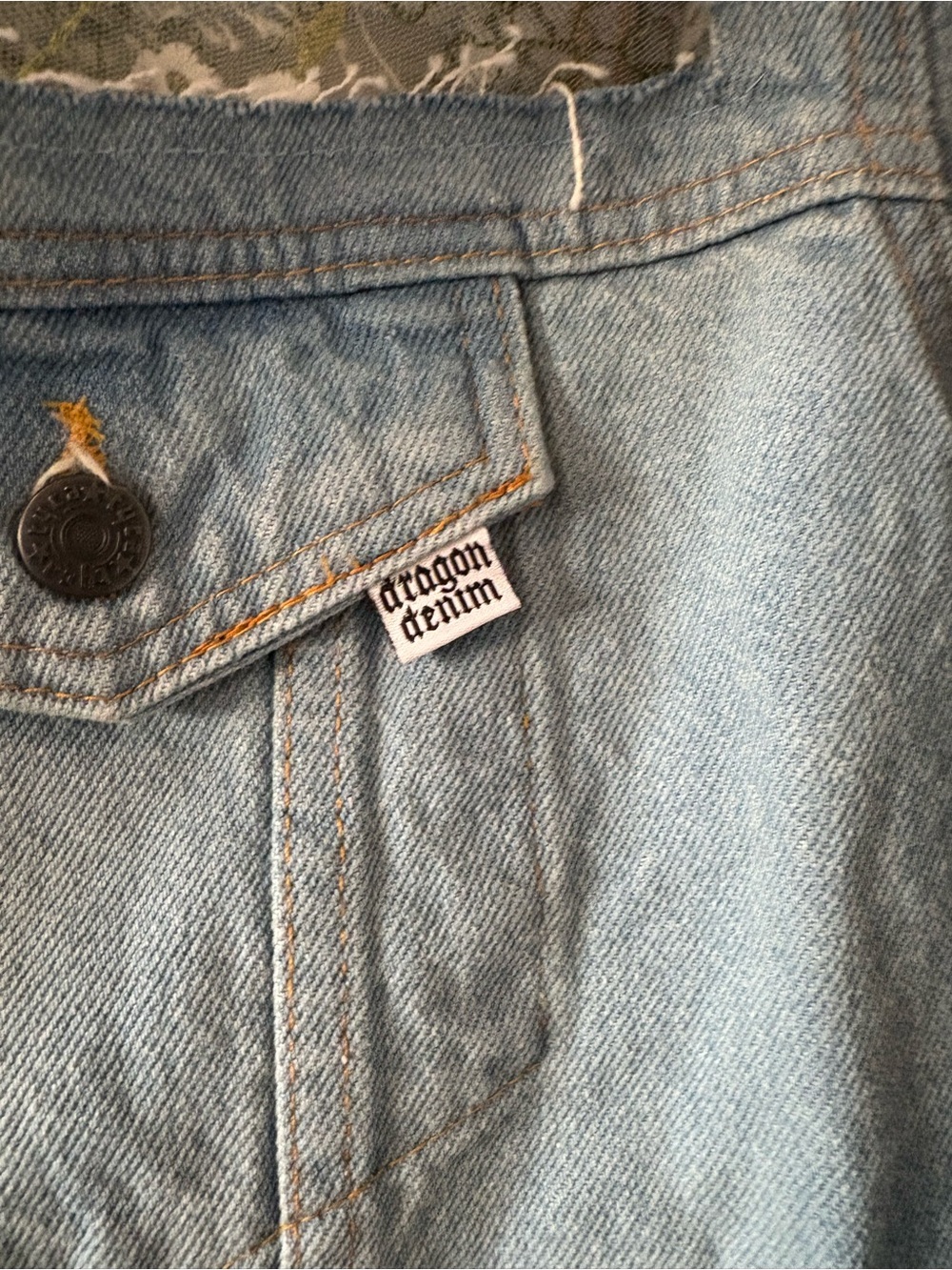 Dragon Denim Baby’s Breath Denim Jacket NWOT - Picture 9 of 9